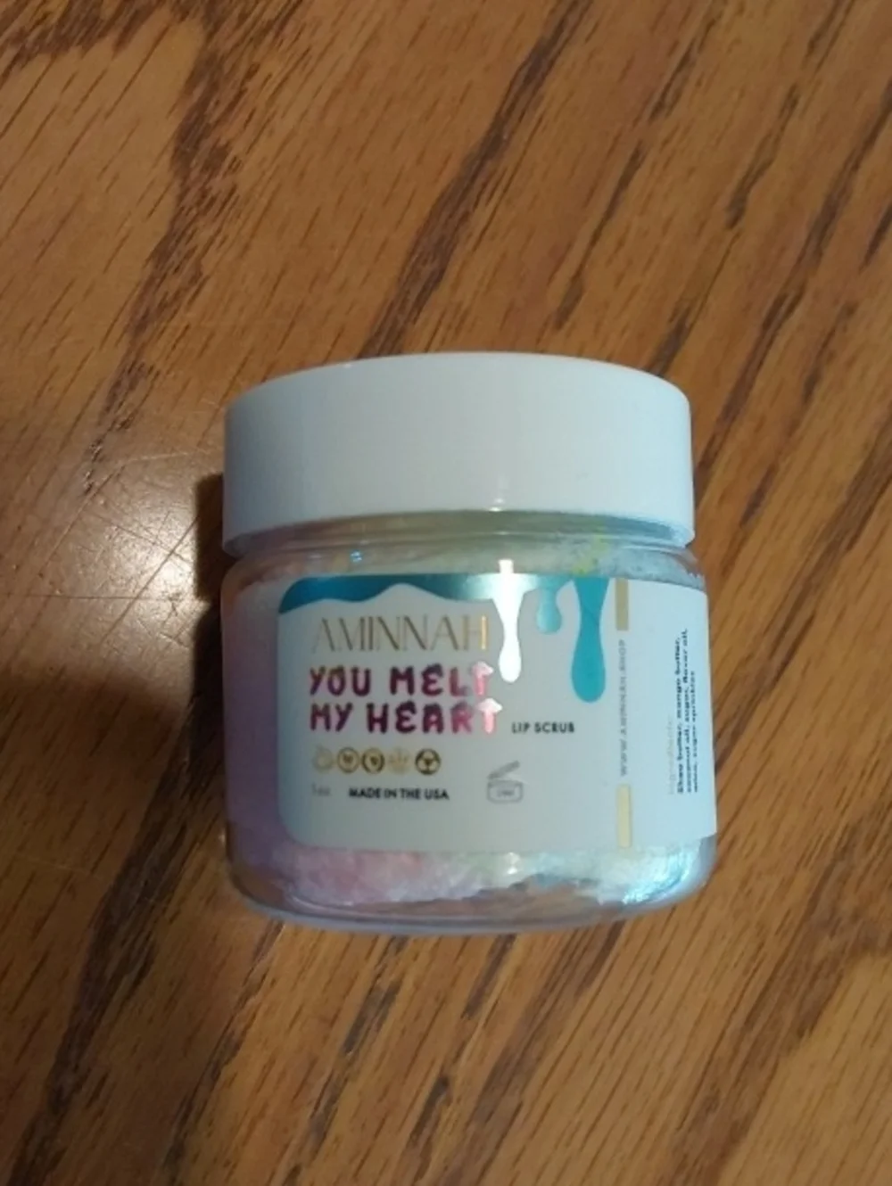 Aminnah You Melt My Heart Lip Scrub - Pastel Multicolor